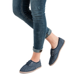 Tenisice s točkicama plava 1