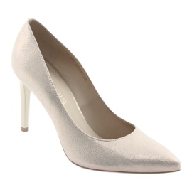 Pumpe ženske kožne cipele zlatne Anis 4527 zlatna 1