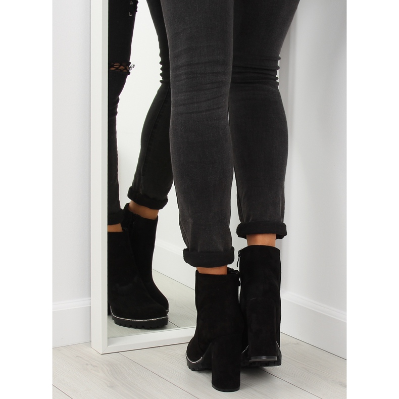 Crna Visoka potpetica crna 58-581 Crna II-GAT crno 1