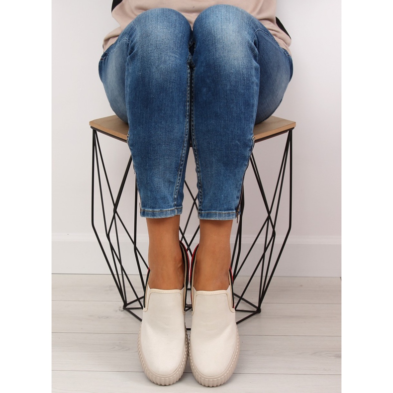 Bež tenisice na klizanje 107-40 Bež II-GAT 2