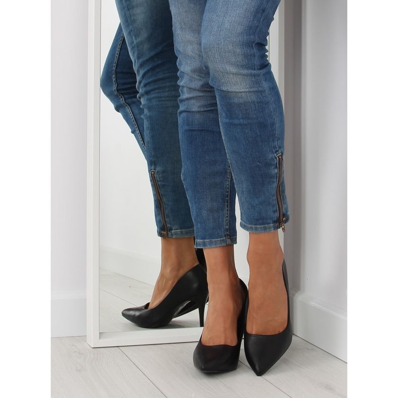 Mat crne ženske NF-08p crne II-GAT pumpe za žene crna 1