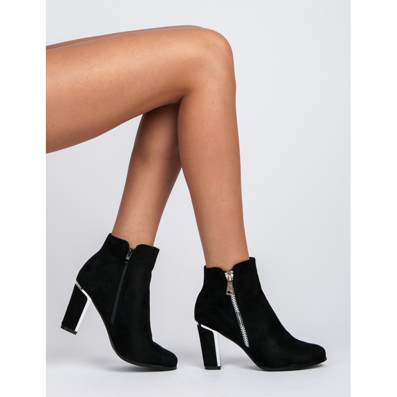 Ch. Creation Udobne cipele s visokim potpeticama crno 2