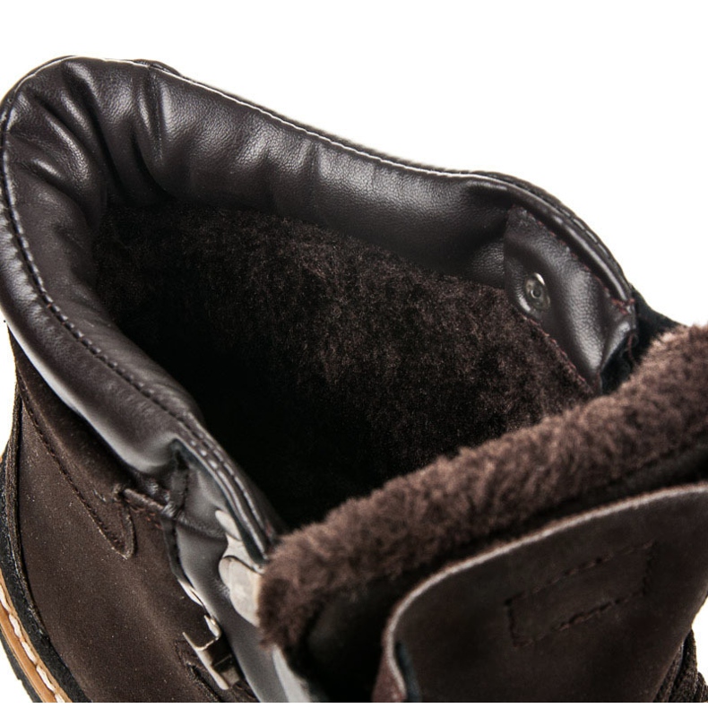 Haker Čizme na vezanje smeđa 1