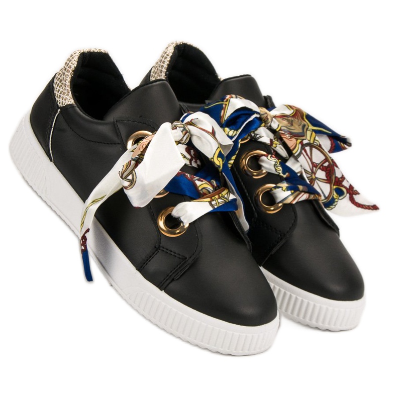 Sportske cipele vezane vrpcom crno 2