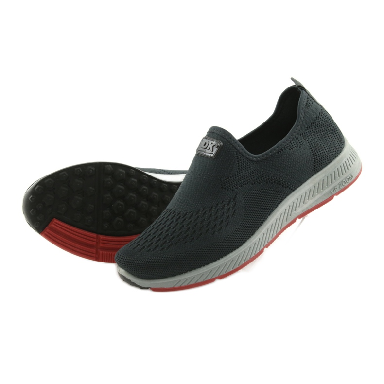DK muški sportski slip-on 5001 siva 5