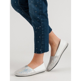 Filippo Bijele kožne tenisice koje klize bijela 1