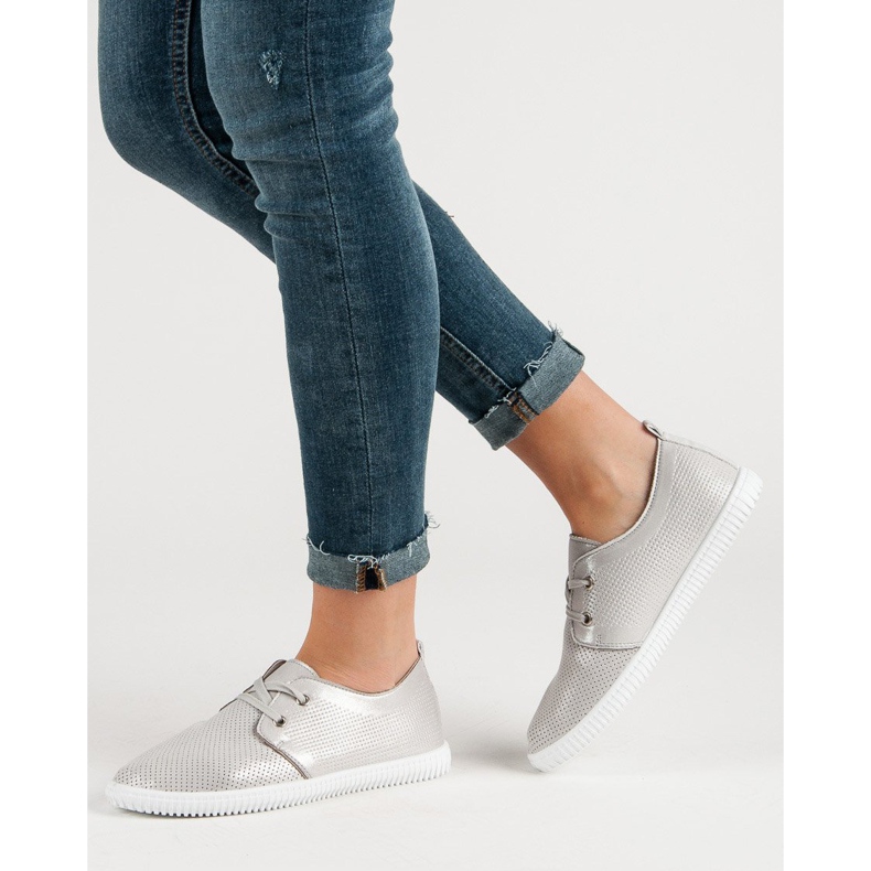 Super Mode Klasične sive cipele siva 1