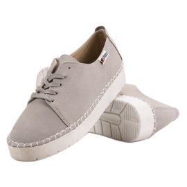 Sivo vezane cipele VICES siva 1