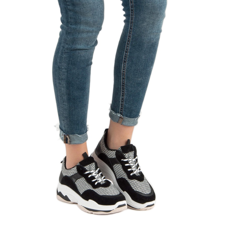 Kylie Tenisice na platformi crna 1