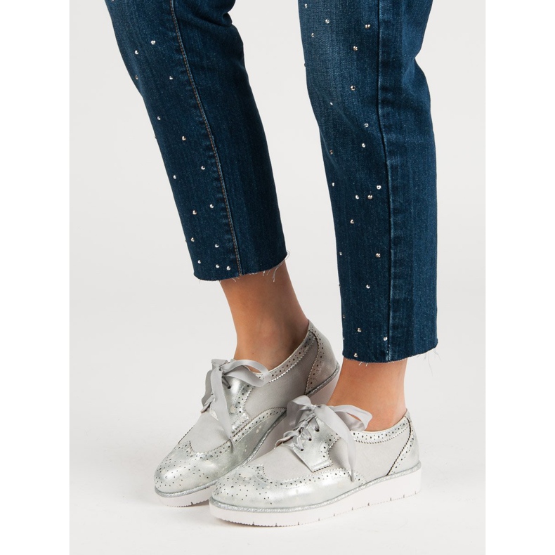 Vices Cipele vezane vrpcom siva 1