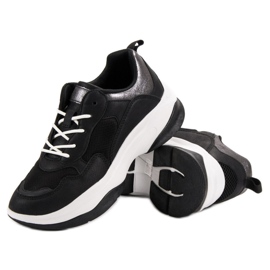 Kylie Modne crne tenisice crna 2