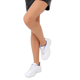 Bijele i plave sportske cipele 6256 Plave bijela 1