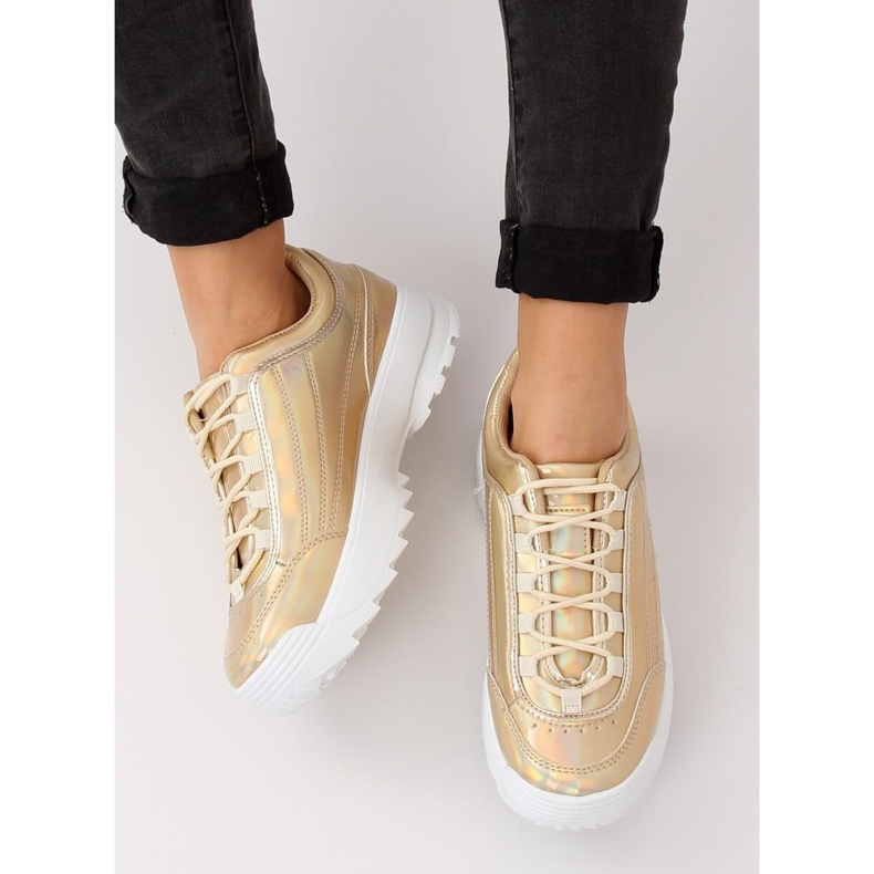 Holografske zlatne sportske cipele 82017 Gold zlatna 2