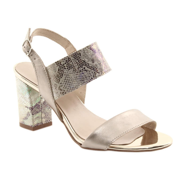 Sandale na Gamis 3390 zlatnom stupu / benzinskom gmazu zlatna 1