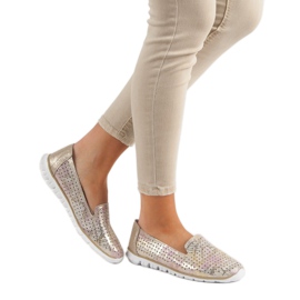 Filippo Modni kožni lordovi žuta boja 2