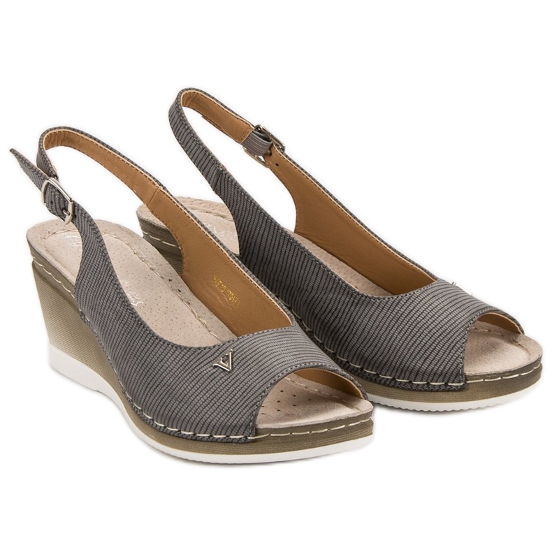 Sive VINCEZA sandale siva 1
