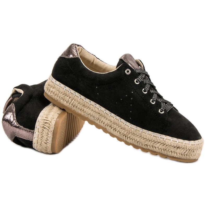Seastar Vezane espadrile crno 1