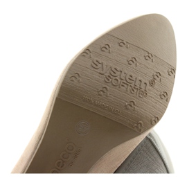 Ženske kožne cipele s fleksibilnim potplatom Arka 5137 bež 6