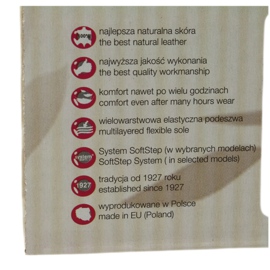 Arka Ark pumpa žene kože Fleksibilni potplat 5137 siva 7