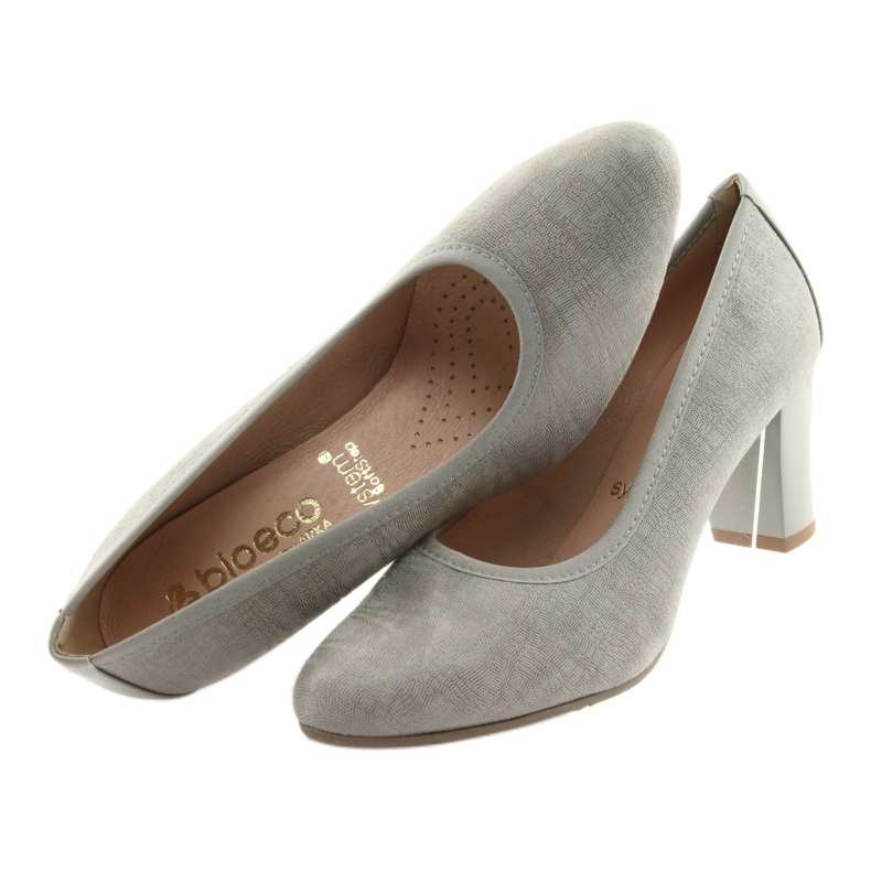 Arka Ark pumpa žene kože Fleksibilni potplat 5137 siva 5