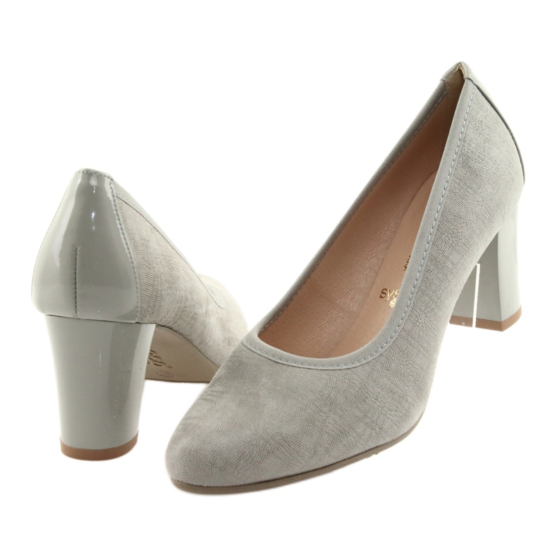 Arka Ark pumpa žene kože Fleksibilni potplat 5137 siva 4