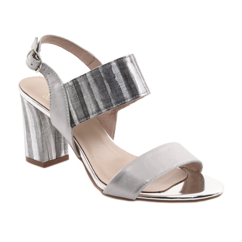 Ženske sandale na Gamis 3390 post srebro siva 1