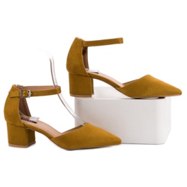 Senfne pumpe u špicama VICES žuta boja 2