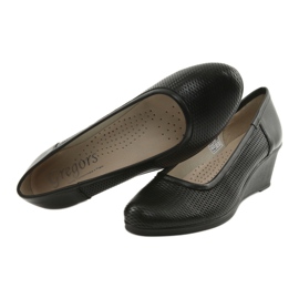 Ženske cipele klin Gregors 763 crne crna 5