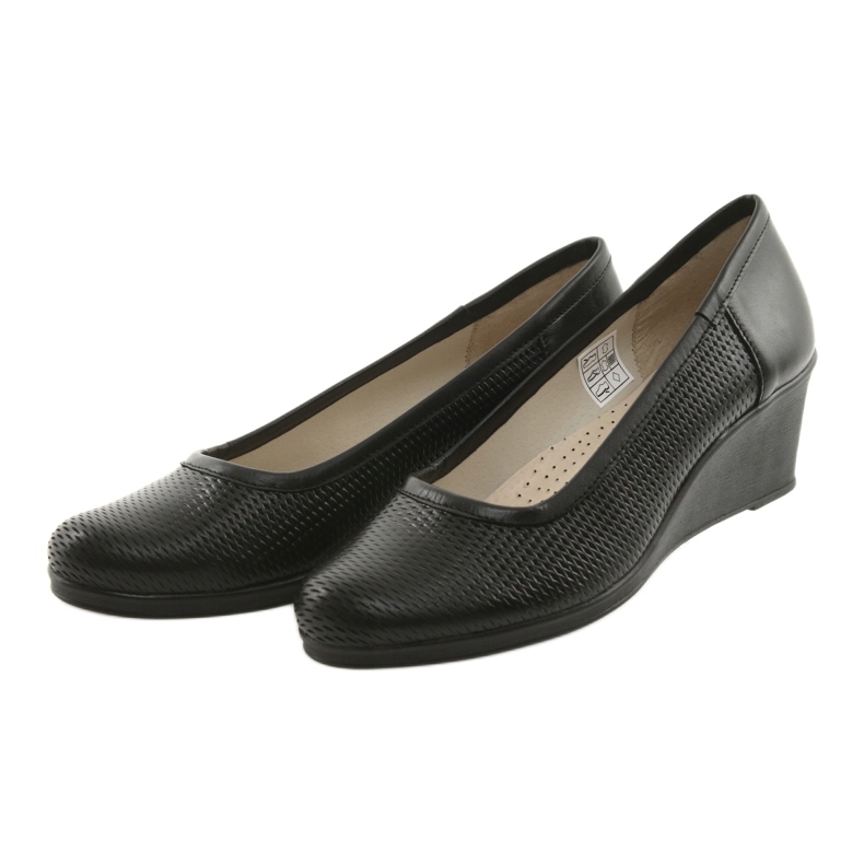 Ženske cipele klin Gregors 763 crne crna 3