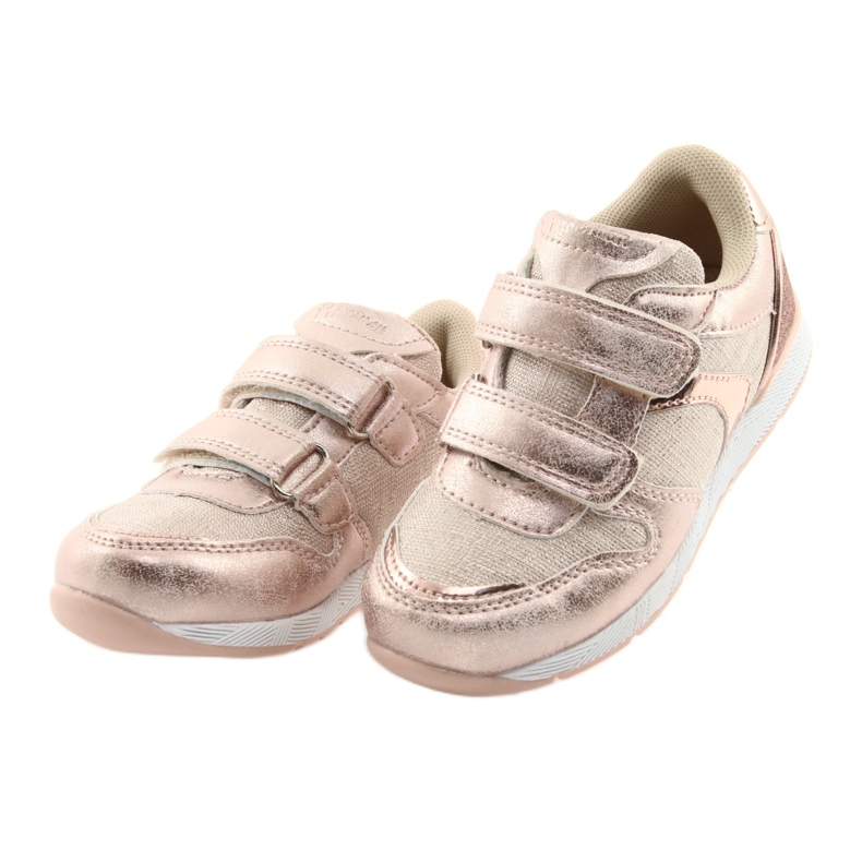 Różowe tenisice American Club ES25 zlato ružičasta žuta boja 3