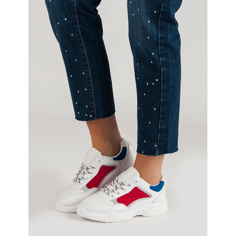 Udobne sportske cipele bijela raznobojna 1