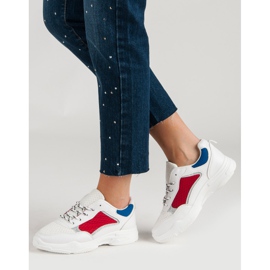 Udobne sportske cipele bijela raznobojna 2