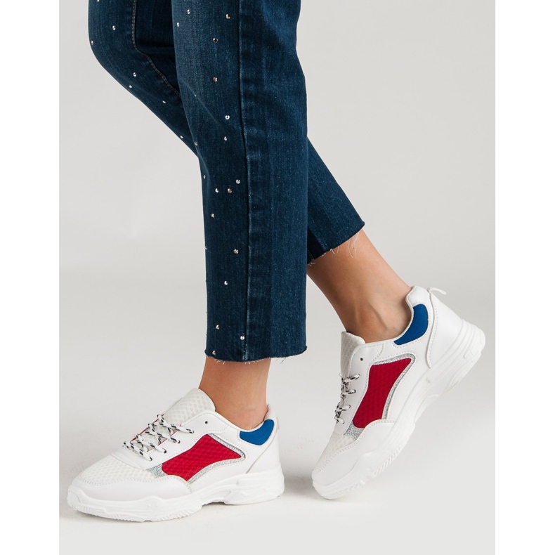 Udobne sportske cipele bijela višebojan 2