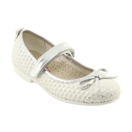 Pumpe za čičak balerine American Club GC16 bijela siva 1