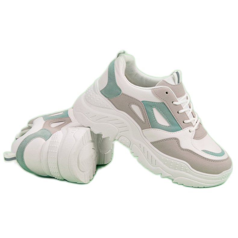 Tenisice na platformi bijela 1