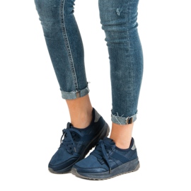 Ideal Shoes Klizne sportske cipele plava 1