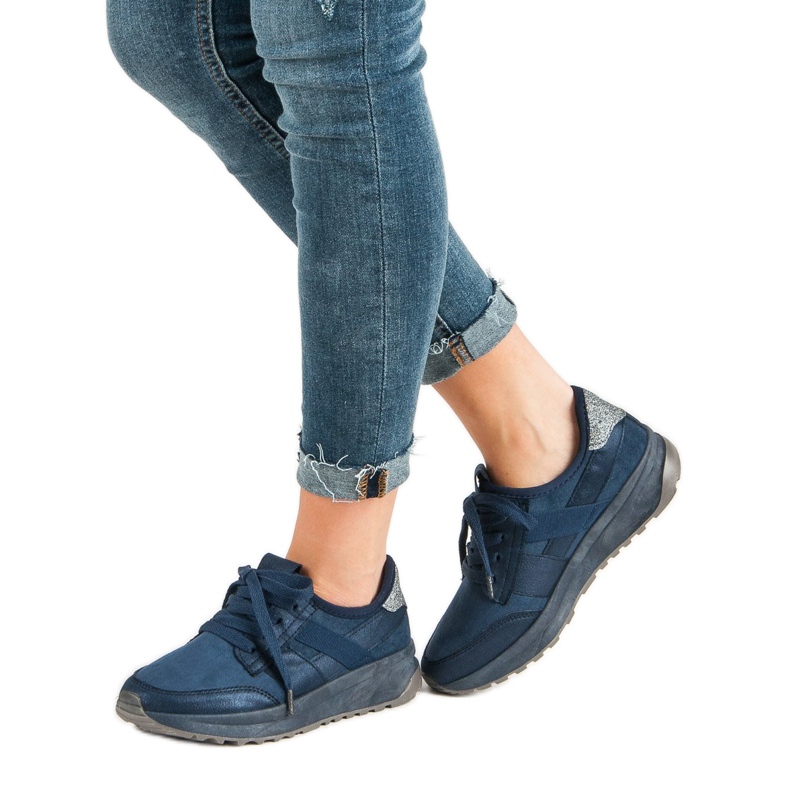 Ideal Shoes Klizne sportske cipele plava 2