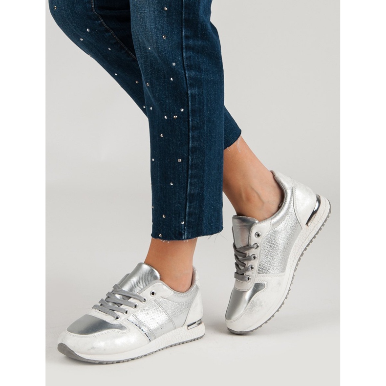 Jumex Srebrne sportske cipele siva 2