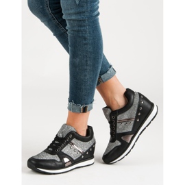 Cm Paris Crne tenisice sa kamenčićima crno 2