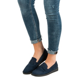 Best Shoes Tamnoplave ležerne mokasine mornarsko plava 1