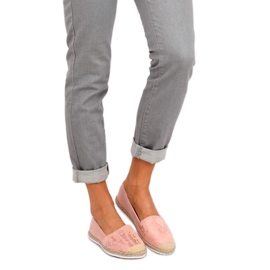 Espadrile ružičasta zmijska koža 68-64 Ružičasta 2