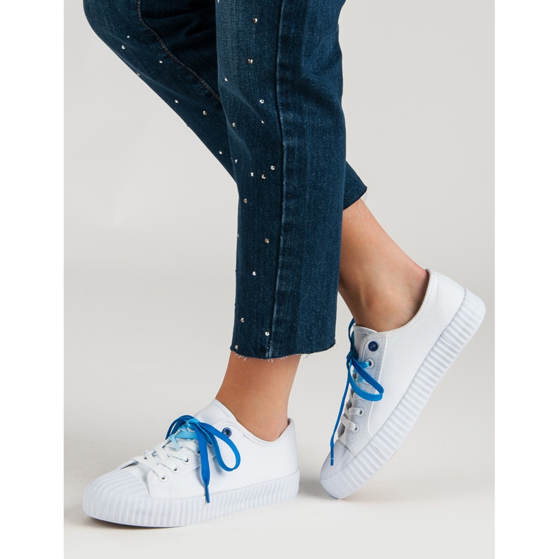 Yes Mile Modne bijele tenisice bijela 2