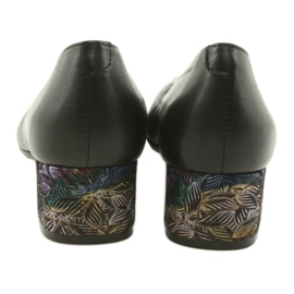 Arka Ženske kožne pumpe crne 5627 crna 5