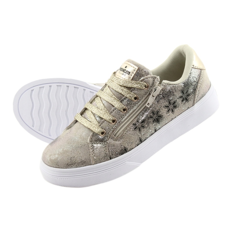 Sportski ženski zlatni klizač American Club ES13 crna žuta boja 5