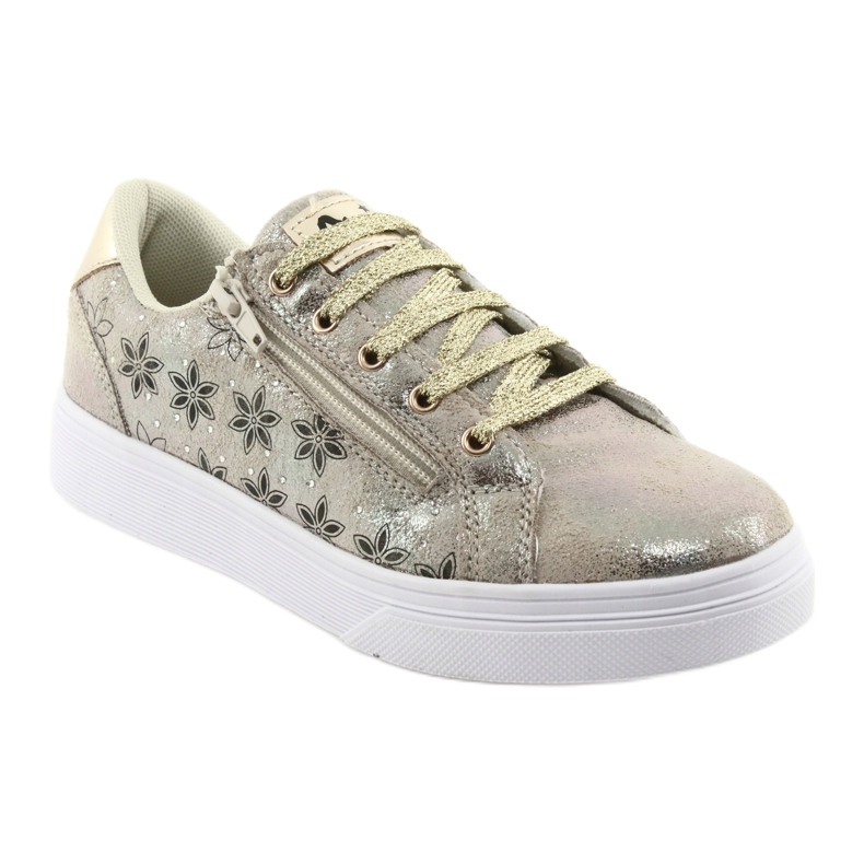 Sportski ženski zlatni klizač American Club ES13 crna žuta boja 1