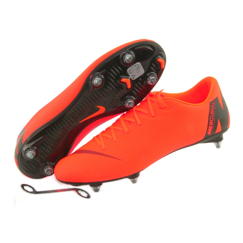 Nike Mercurial Vapor 12 Academy SG Pro M AH7376-810 nogometne cipele naranča 4