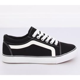 Crne ženske tenisice BL117P Crne crna 2