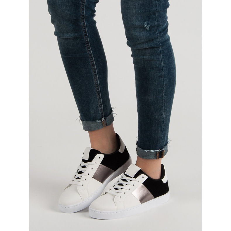 Udobne sportske cipele bijela crna 1