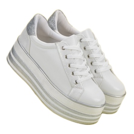 Weide Tenisice na platformi bijela 2