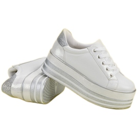 Weide Tenisice na platformi bijela 1